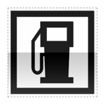Idéogramme indiquant une station essence ouverte 7/7j et 24/24h