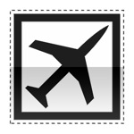 Idéogramme indiquant la présence d'un aéroport