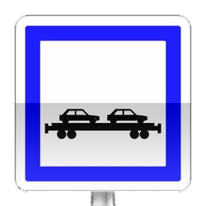 Panneau d'indication de gare auto / train