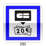 Panneau d'indication de distributeur de billets de banque