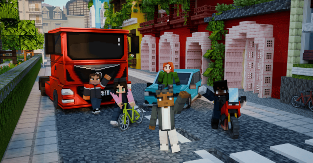 Formez-vous aux métiers auto moto camion et vélo sur Minecraft !